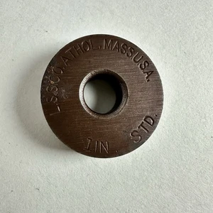 Vintage L.S. STARRETT 1-inch Round Standard - Bild 1 von 3