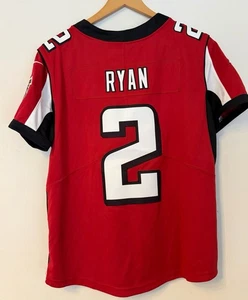 On Field Falcons Matt Ryan #2 NFL Trikot rot/weiß/schwarz Herren XL wenig getragen - Bild 1 von 5