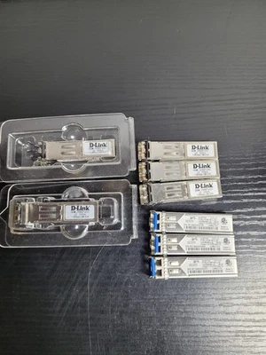 SFP Lot, 5 D-Link DEM-310GT, 3 3Com 3CSFP92 Modules - Image 1 of 4