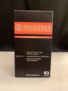 Nugenix Sexual Vitality Performance Dietary Supplement 63 Caps Exp 07/25 - Picture 1 of 5
