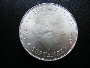 W397w Netherlands 10 Gulden 1973 25g .720 Silver FREE POSTAGE - Picture 1 of 2