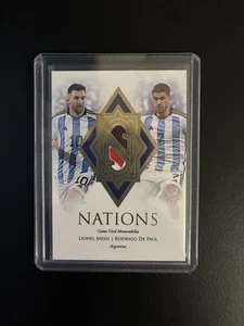 2024 Futera Unique Lionel Messi & Rodrigo De Paul Double Patch /19 - Bild 1 von 2