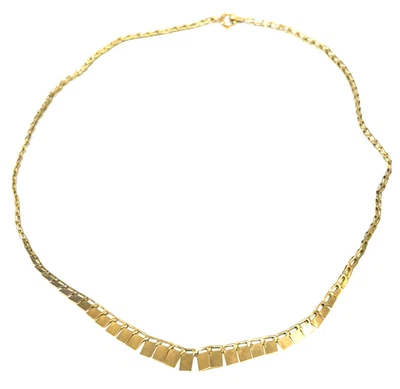 Hallmarked 9ct Yellow Gold Necklace 40cm 3.90g - Image 1 of 4