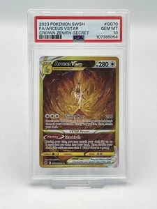 Arceus VSTAR (Secret) GG70/GG70 Crown Zenith: Galarian Gallery Holo PSA 10 - Picture 1 of 4
