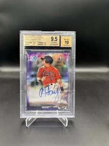 2017 Bowman Chrome Purple Austin Hays Autograph RC 104/250 BGS 9.5 w/10 Auto HOT - Bild 1 von 2