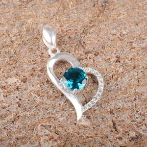 Apatite Gemstone Daughter New Dangle Drop Throat Chakra Earrings Sterling Silver - Picture 1 of 8