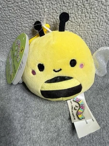 3.5” Squishmallow Sunny The Queen Bee Keychain Clip On Plush - Picture 1 of 6