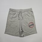 Jack & Jones Mens Sweat Shorts Grey Medium Cotton Logo Fleece