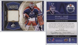 2009-10 SP Game Used Edition Authentic Fabrics Gold /100 Grant Fuhr #AF-GF HOF