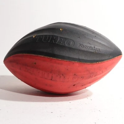 VTG Orig. Red & Black 1989 Parker Brothers Nerf TURBO Football - Image 1 of 4