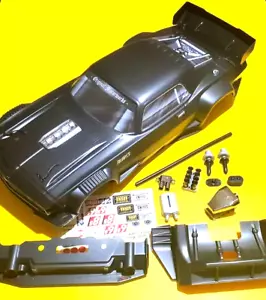 Arrma FELONY 6s - Body Shell (BLACK Resto-Mod muscle Street Bash cover ARA7617V2 - Picture 1 of 4