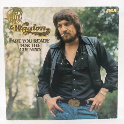 1976 Waylon Jennings "Are You Ready For The Country" LP- RCA Records EX - Image 1 of 4