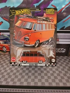 Hot Wheels Premium 1967 Volkswagen Samba Bus Boulevard Car Culture Real Riders - Picture 1 of 9
