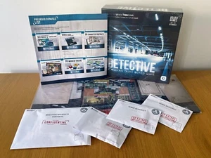 Detective: A Modern Crime Juego de Mesa con Alfombra de Juego y Bonos de Pre-pedido - NUEVO - Imagen 1 de 11