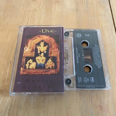 1991 Live Mental Jewelry Cassette Tape Rare USA VERSION (uk seller) - Image 1 of 3