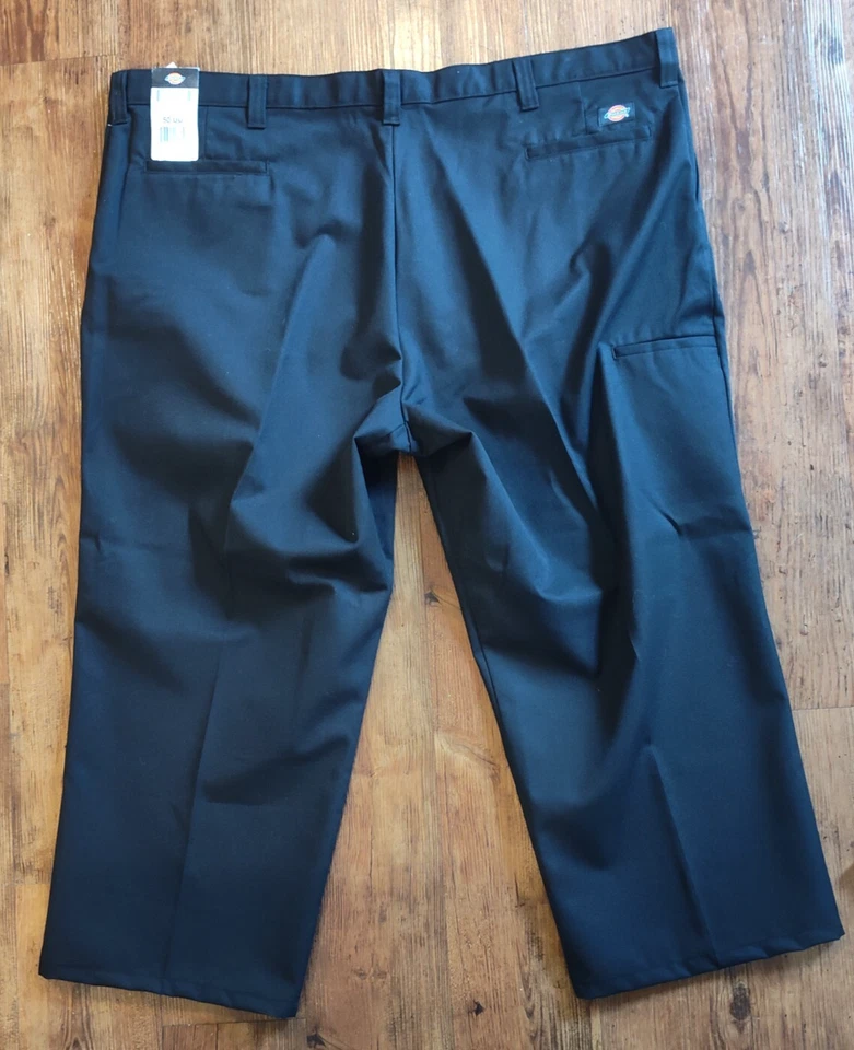 Pantalón de Trabajo Dickies Negro Talla 50uu 48x 26.5 Negro Sarga Original SIN ESTIRAMIENTO NUEVO Foto 1 de 4