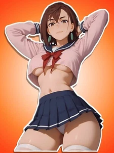 Anime Waifu DanDaDan Momo Ayase NSFW Vinyl Sticker 6" - Picture 1 of 1