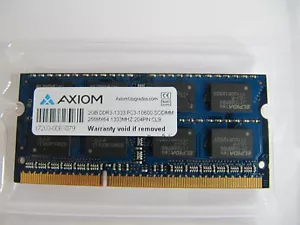 Axiom 4GB DDR3 1333 PC3 10600 SODIMM for Apple iMac & MacBook MC703G/A-AX - Picture 1 of 6