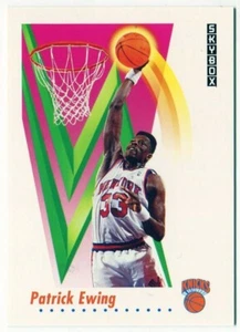1991-92 SkyBox #189 Patrick Ewing New York Knicks - Picture 1 of 2