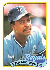 Frank White 1989 Topps #25 Kansas City Royals