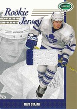 2003-04 Parkhurst Rookie ROOKIE JERSEY GOLD #44 MATT STAJAN - x/10!!! Toronto