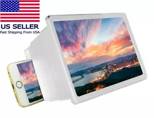 Folding Mobile Cell Phone Screen Magnifier 3D Screen Amplifier Stand Bracket υ - Picture 1 of 12
