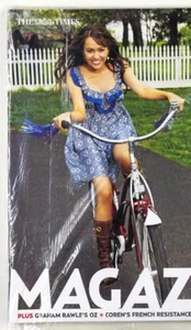 Miley Cyrus Interview & Fotos selten VERSIEGELT The Times UK Wochenendmagazin - Bild 1 von 1