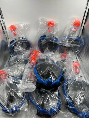 Diving Mask Snorkel Swimming Mask Scuba Swimming Full Face Goggle JOB LOT OF 10 - Image 1 of 4