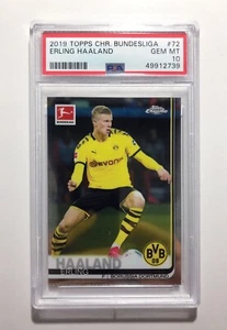 2019 Erling Haaland Topps Bundesliga Rookie GEM MINT PSA10 - Bild 1 von 2
