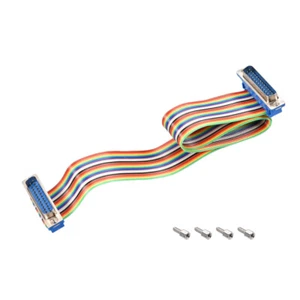 IDC Arc-En-Ciel Câble Ruban Plat Db25 M/M Connecteur 2.54mm Pas 19.7'' Long - Imagen 1 de 4