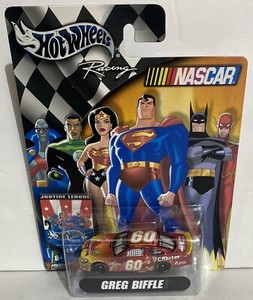 2004 HOT WHEELS RACING 1:64 JUSTICE LEAGUE #60 GREG BIFFLE