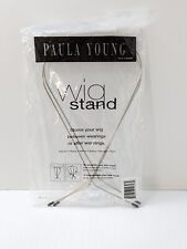 Paula Young Folding Metal Wire Wig Stand Wig Holder Brand New in Package