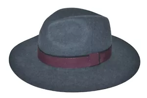 Paul Smith Hauptlinie Grau Wide Brim Trilby“ S CM Brandneu - Bild 1 von 6