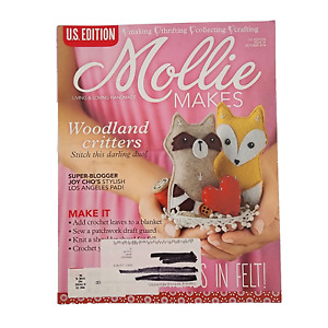 Mollie Makes Magazine US Edition Issue 5 October 2014 Woodland Critters Felt
