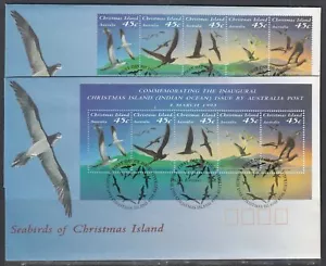 Isola di Natale Scott 349 & 349f FDC - Seabirds - Foto 1 di 1