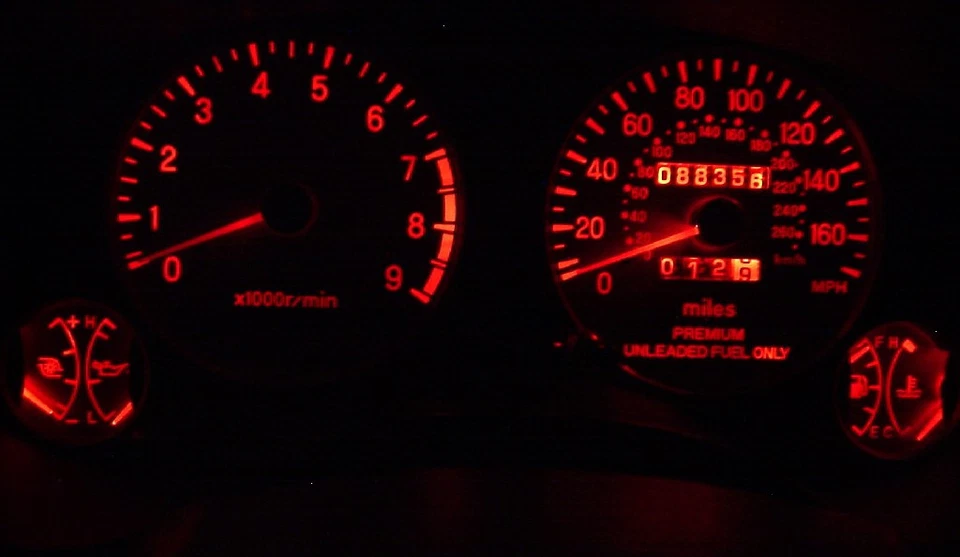 7pcs RED LED Dash Cluster light Kit for Toyota MR2 SW20 AW11 - Изображение 1 из 1