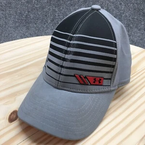 Under Armour Baseball Hat Youth Gray XS-S Fitted Curved Brim Embroidered Logo - Picture 1 of 14