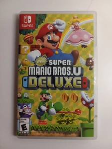 **NO GAME** New Super Mario Bros. U Deluxe (Nintendo Switch, 2019) CASE ONLY - Picture 1 of 3