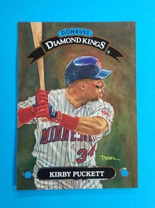 1993 Donruss Diamond Kings #DK-4 Kirby Puckett Minnesota Twins - Bild 1 von 2