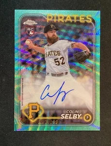 2024 Topps cromo novato automático Colin Selby RC refractor de onda acuática/199 #RA-CS - Imagen 1 de 3