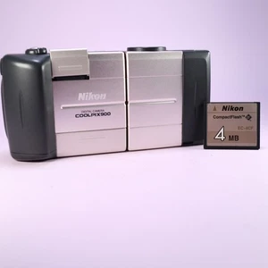 Nikon Digital Camera Coolpix 900 1.2MP Silver Tested - Picture 1 of 9