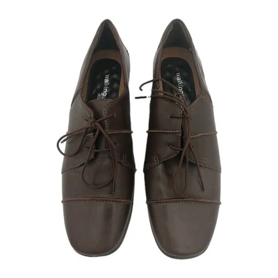 Cunas para caminar Aurora Oxford para mujer, cuero marrón talla 8 N Foto 1 de 4