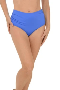 Parte inferior de bikini convertible cintura alta para mujer Anne Cole COLOR AZUL TALLA M NUEVO - Imagen 1 de 3