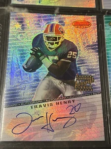 2001 Bowman’s Best Travis Henry Autograph On-card NM - Picture 1 of 2
