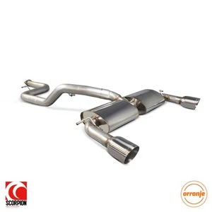 Scorpion Exhausts Ford Focus MK2 ST 225 2.5 Turbo 76mm/3 Non-resonated cat-back - Picture 1 of 3