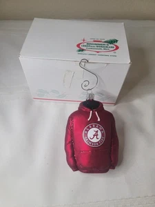OWC Alabama Crimson Tide Glass Ornament - Picture 1 of 5