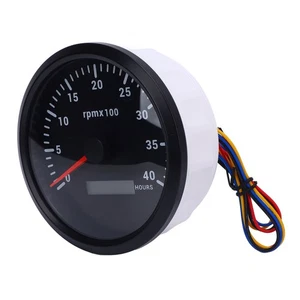 110mm Tachometer Portable Enhanced Visibility Anti Crack Boat RPM Gauge - Picture 1 of 24
