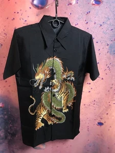 Vintage Japanese Shirt dragon logo - Picture 1 of 3