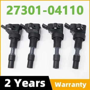 4 Pcs Cylinder Ignition Coil Assy 27301 04110 For Hyundai Kia 2730104110 - Picture 1 of 6