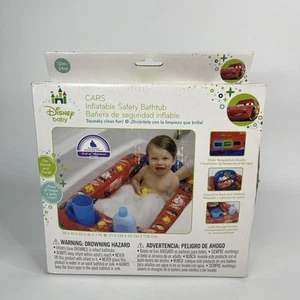 New Disney Pixar CARS Inflatable Safety Baby Bathtub Portable Bath - Picture 1 of 4